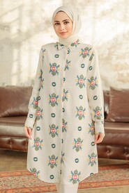  Patterned Plus Size Tunic 11628DSN2 - 1
