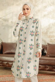  Patterned Plus Size Tunic 11628DSN2 - 2