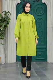  Peanut Green Plus Size Tunic 24511FY - 2