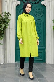  Peanut Green Plus Size Tunic 24511FY - 1