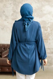  Petrol Blue High Quality Tunic 597PM - 3