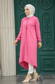  Pink Muslim Tunic 4441P - 1