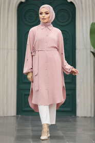  Pink Plus Size Tunic 21095P - 1