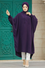  Plum Color High Quality Tunic 20532MU - 1