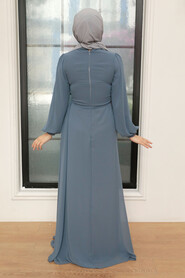  Plus Size Dark Green Modest Wedding Dress 5711KGR - 2