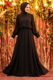  Plus Size Gold Islamic Evening Dress 54030GOLD - 1