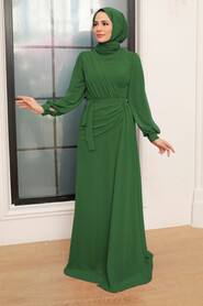  Plus Size Khaki Modest Wedding Dress 5711HK - NEVA STYLE