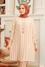  Powder Pink Hijab For Women Tunic 40502PD - 1