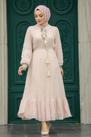  Powder Pink Modest Dress 13451PD - 2