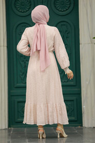  Powder Pink Modest Dress 13451PD - 3