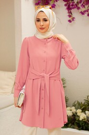  Powder Pink Modest Tunic 5691PD - NEVA STYLE