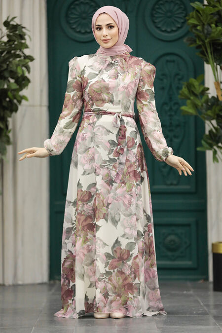  Powder Pink Plus Size Dress 279318PD - NEVA STYLE