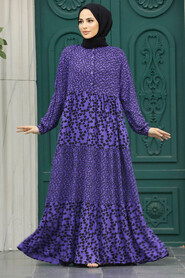  Purple High Quality Dress 30171MOR - 1