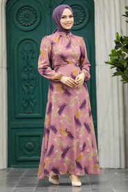  Purple Plus Size Dress 27930MOR - 1