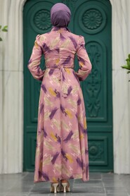  Purple Plus Size Dress 27930MOR - 3