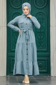  Sage Long Sleeve Dress 40971AC - NEVA STYLE