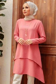  Salmon Pink Women Tunic 14950SMN - 1