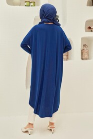  Sax Blue Long Sleeve Tunic 17350SX - 2
