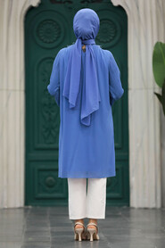 Neva Style - Sax Blue Modest Tops 24032SX - 3