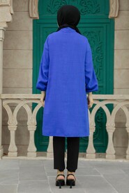  Sax Blue Plus Size Tunic 24511SX - 2