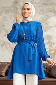  Sax Blue Women Tunic 41221SX - 2