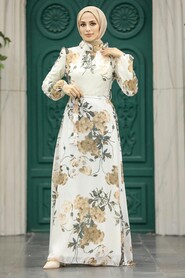  Stone Islamic Clothing Dress 27940TAS - 1