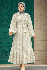  Stone Long Muslim Dress 13181TAS - 1