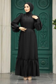  Stylish Black Islamic Clothing Engagement Dress 39651S - NEVA STYLE