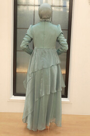 Stylish Mint Islamic Engagement Dress 25825MINT - 3