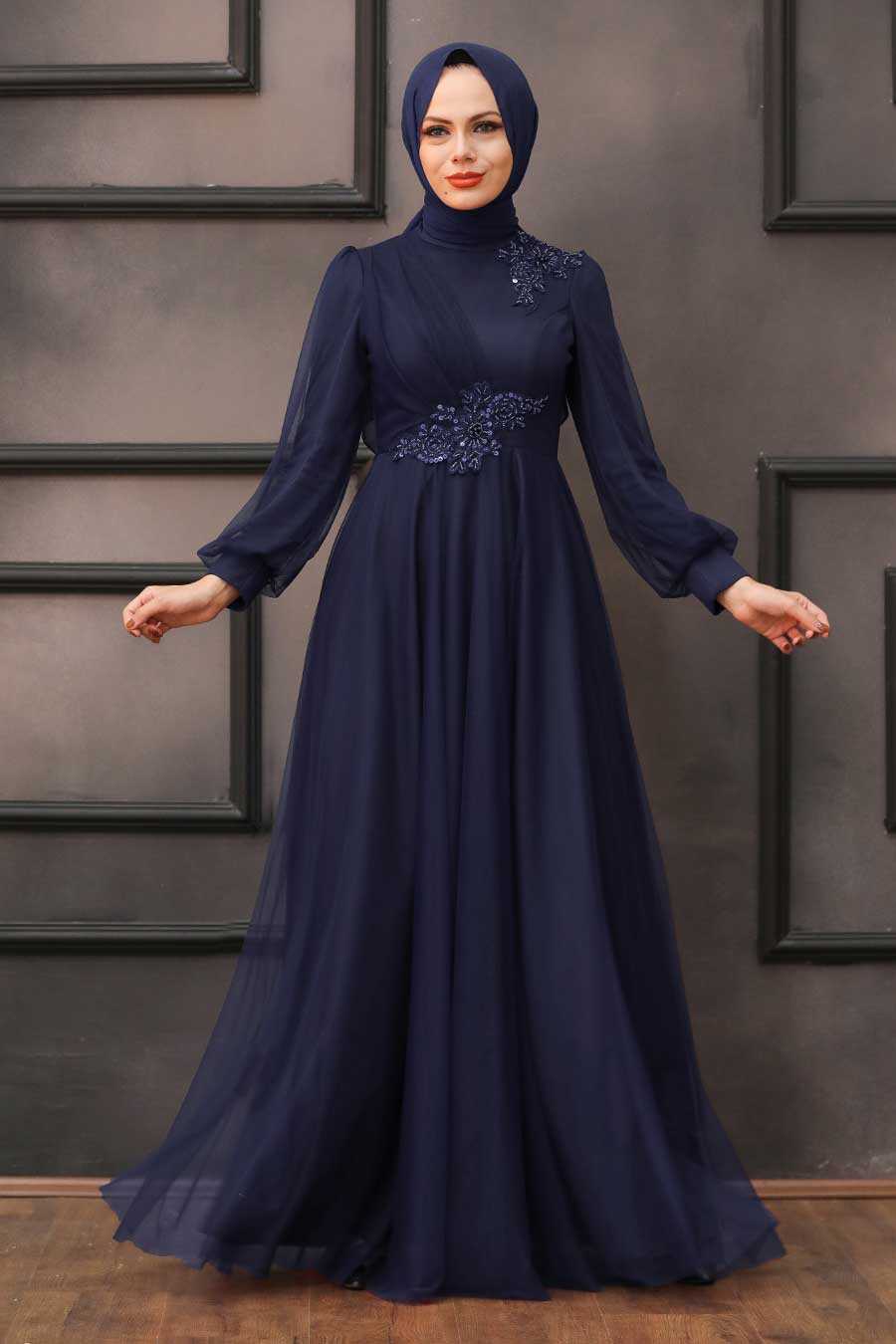 Navy Blue Satin Off Shoulder Elegant Formal Gown, Satin Party Dress 2019 |  Long evening gowns, Evening dresses elegant, Prom dresses long