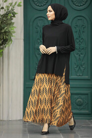  Sunuff Colored Hijab Turkish Dual Suit 41632TB - 1