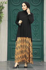  Sunuff Colored Hijab Turkish Dual Suit 41632TB - 2