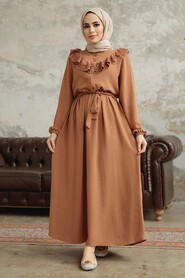  Sunuff Colored Long Sleeve Dress 616TB - 1
