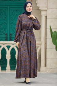  Sunuff Colored Modest Dress 342700TB - 2
