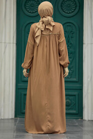  Sunuff Colored Muslim Dress 8999TB - 3