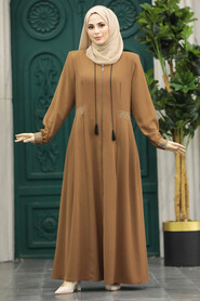  Sunuff Colored Muslim Turkish Abaya 619TB - 1