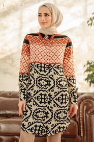  Terra Cotta Hijab Tunic 11614KRMT - 2