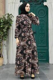  Terra Cotta Long Sleeve Dress 279081KRMT - 2