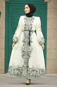  White Long Dress 23411B - 2