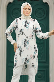  White Modest Tunic 91236B - 2