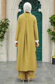 Oil Green Hijab Triple Suit 5223YY - 2