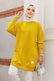 Oil Green Modest Tunic 30644YY - 2