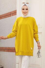 Oil Green Modest Tunic 30644YY - 3