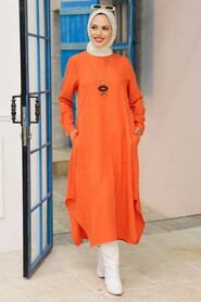 Orange Hijab Tunic 24497T - 1
