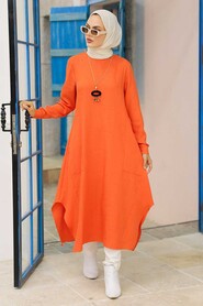 Orange Hijab Tunic 24497T - 3