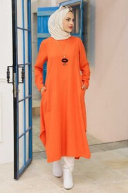 Orange Hijab Tunic 24497T - 2
