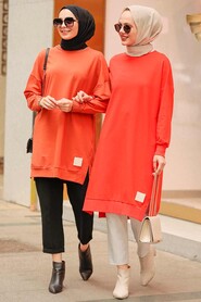 Orange Hijab Tunic 30645T - 3