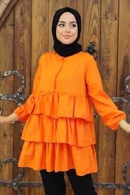 Orange Hijab Tunic 3798T - 2