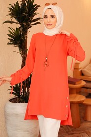 Orange Hijab Tunic 4044T - 1