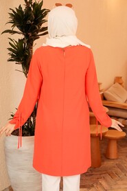 Orange Hijab Tunic 4044T - 2
